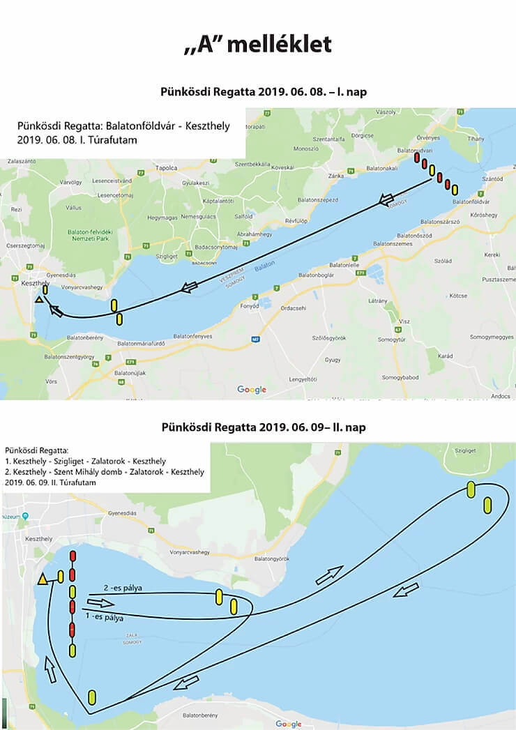 Versenyutasítás - Pünkösdi Regatta